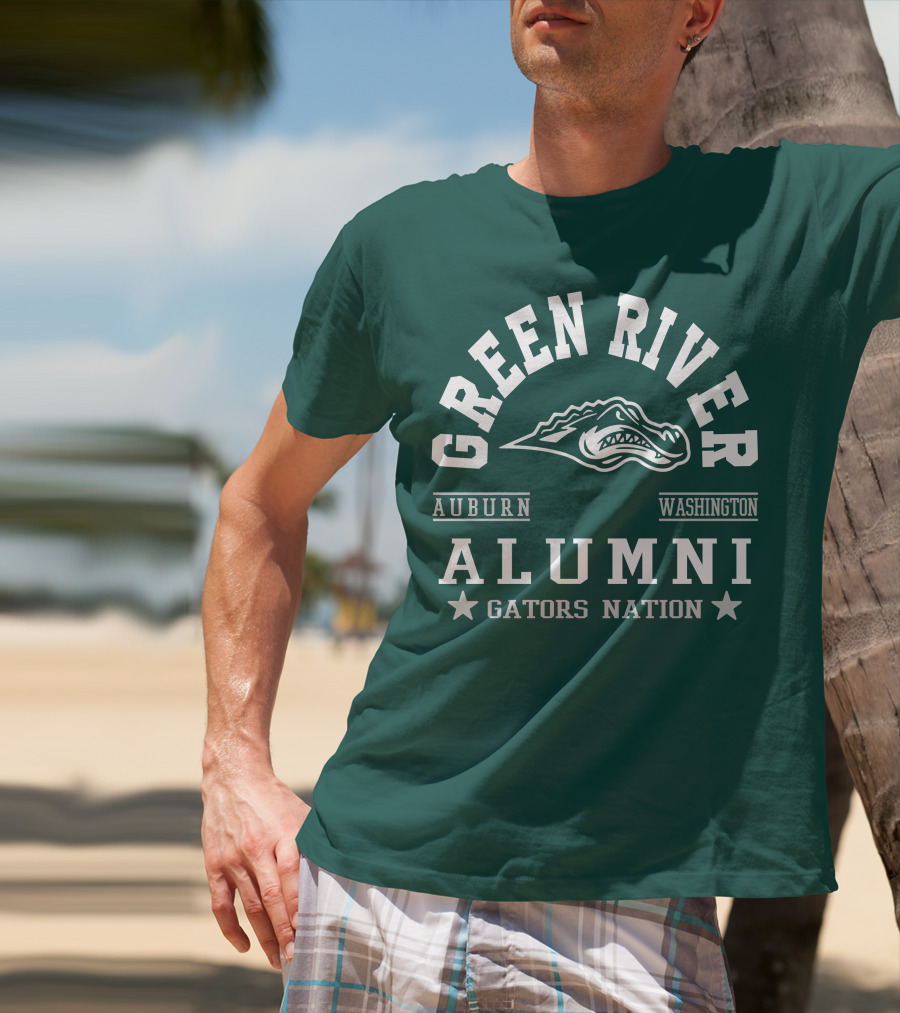 Green River Alumni Gators Nation Auburn Washington T-Shirt