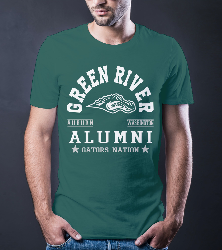 Green River Alumni Gators Nation Auburn Washington T-Shirt
