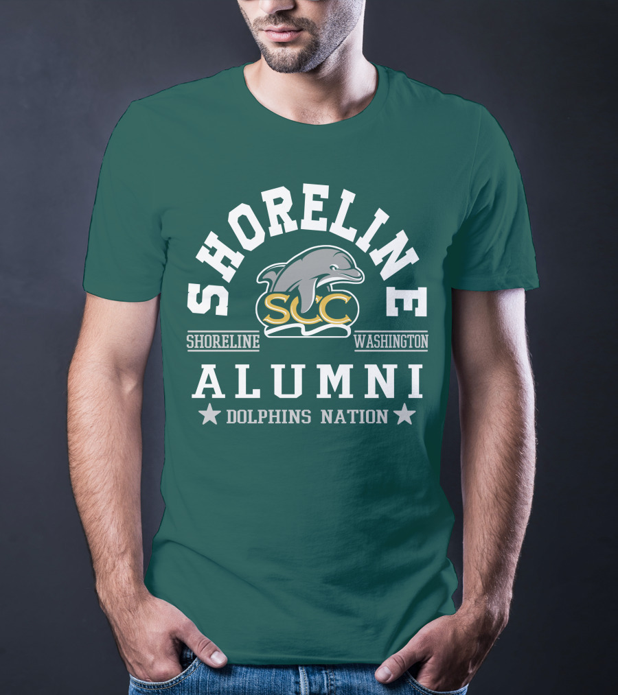 Shoreline Washington SCC Alumni Dolphins Nation T-Shirt