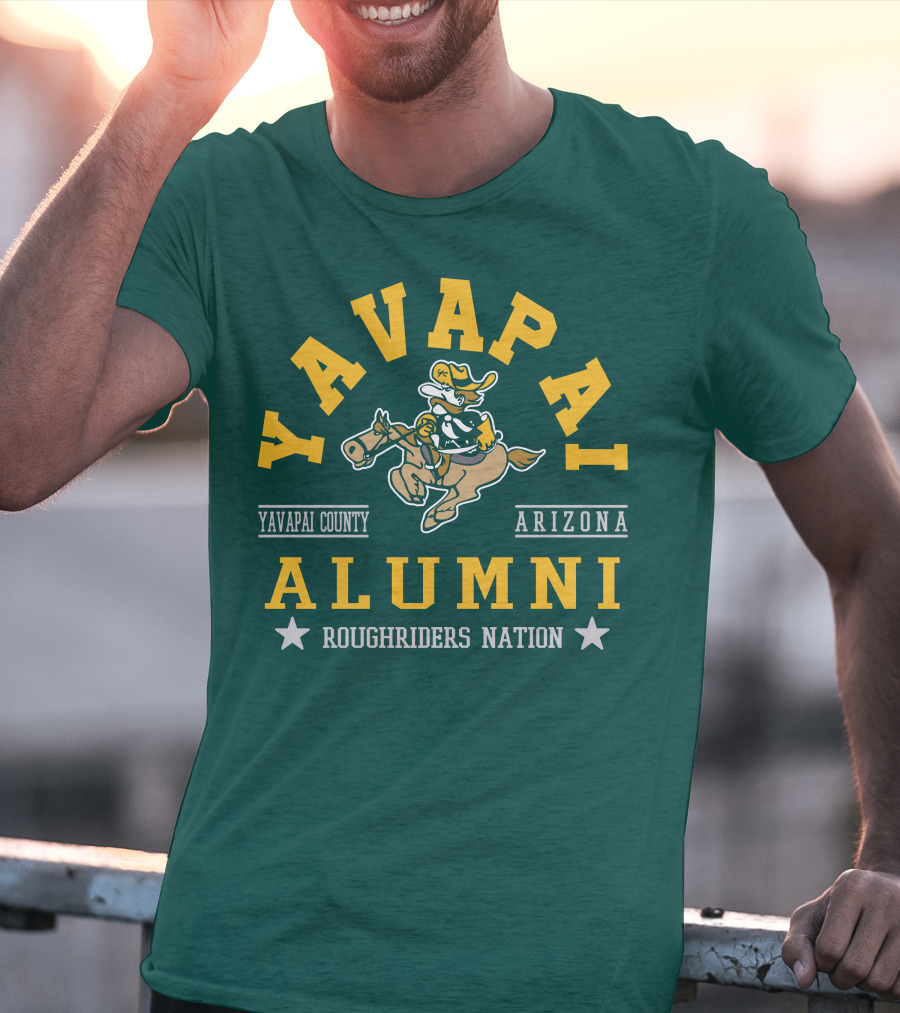 Yavapai College Alumni Arizona Roughriders Nation Yavapai County T-Shirt