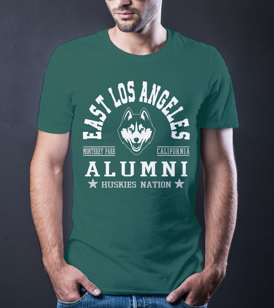 East Los Angeles Monterey Park California Alumni Huskies Nation T-Shirt