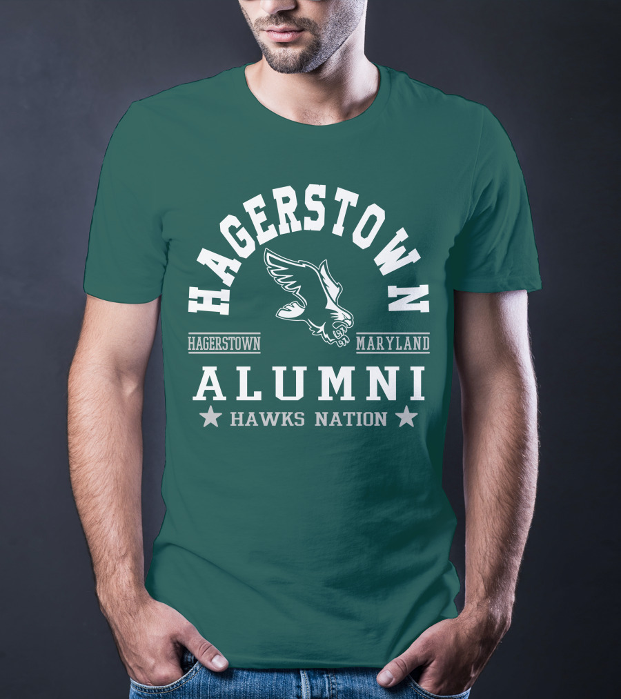 Hagerstown Maryland Alumni Hawks Nation T-Shirt