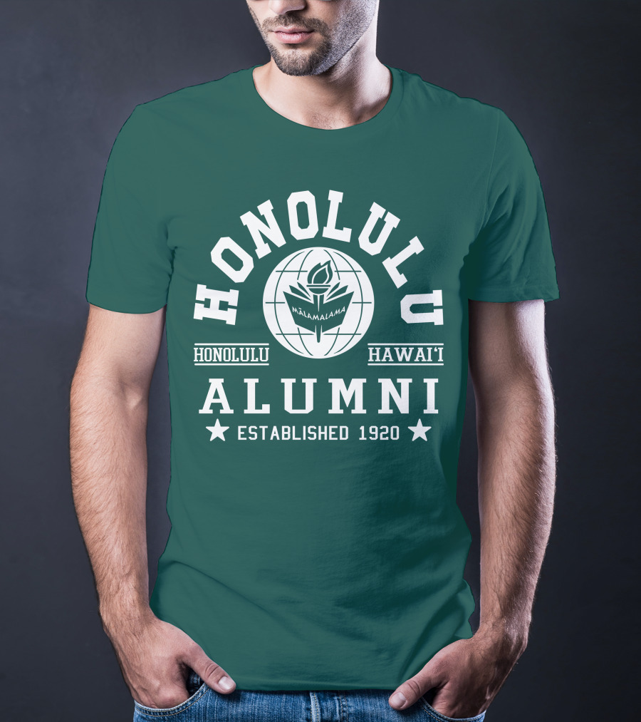 Honolulu Hawai'i Alumni Mālamalama Established 1920 T-Shirt