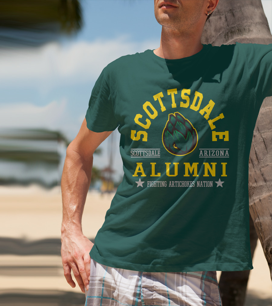 Scottsdale Arizona Alumni Fighting Artichokes Nation T-Shirt