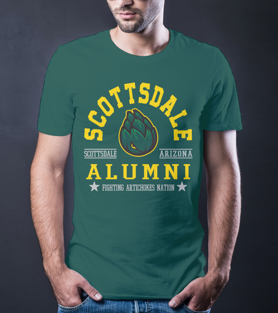Scottsdale Arizona Alumni Fighting Artichokes Nation T-Shirt