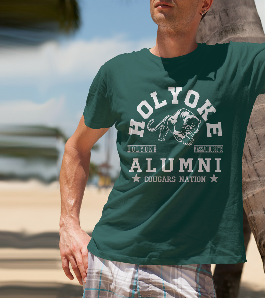 Holyoke Alumni Cougars Nation Massachusetts T-Shirt