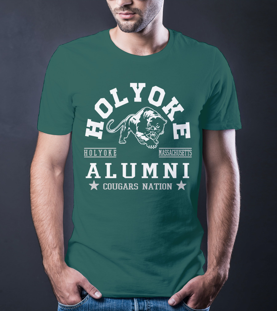 Holyoke Alumni Cougars Nation Massachusetts T-Shirt