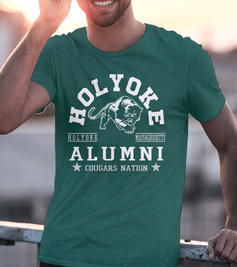 Holyoke Alumni Cougars Nation Massachusetts T-Shirt