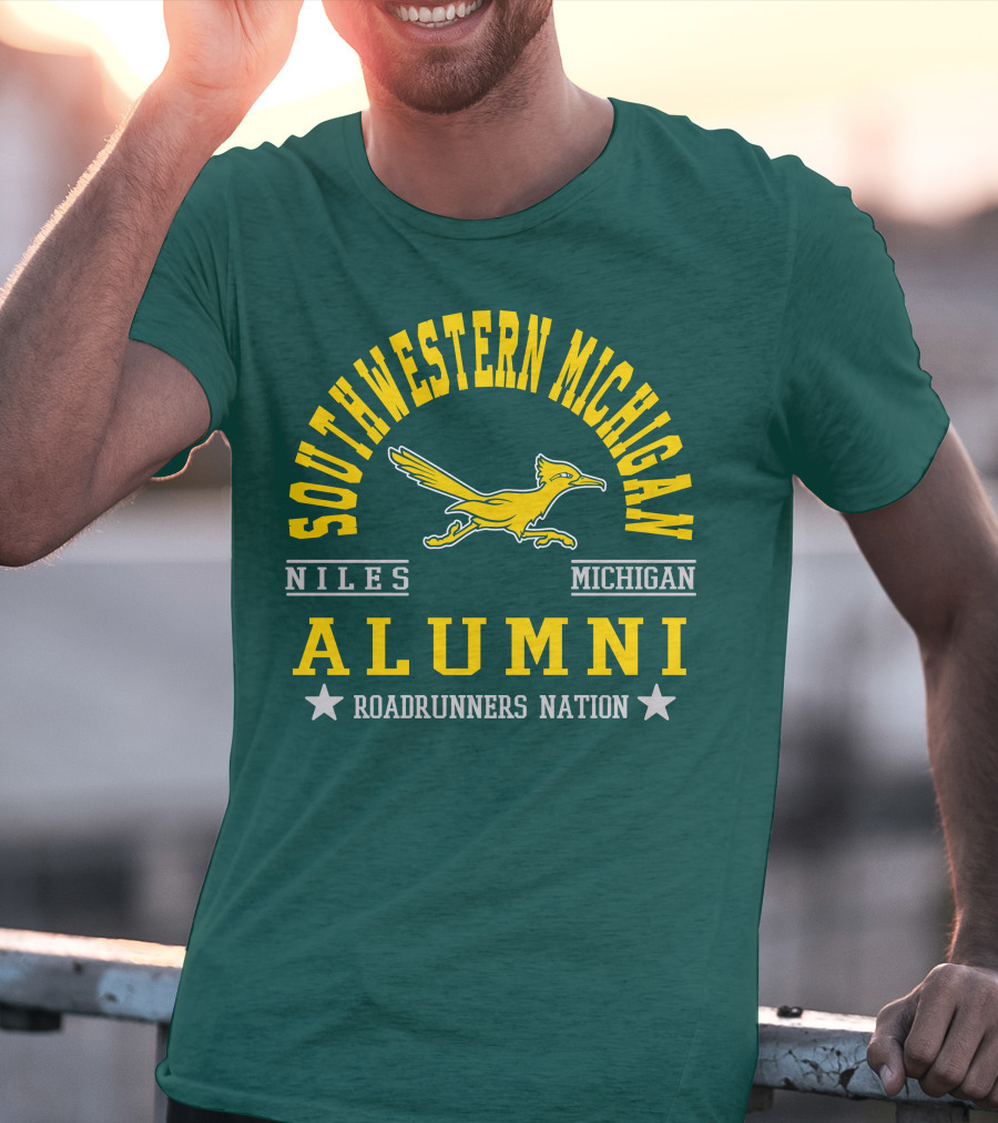 Southwestern Michigan Niles Alumni Roadrunners Nation T-Shirt