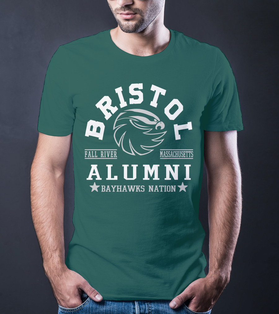 Bristol Alumni Bayhawks Nation Fall River Massachusetts T-Shirt