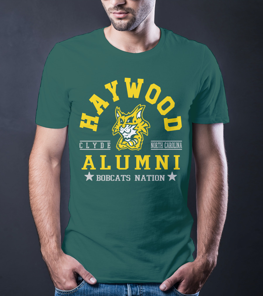 Haywood Alumni Clyde North Carolina Bobcats Nation T-Shirt