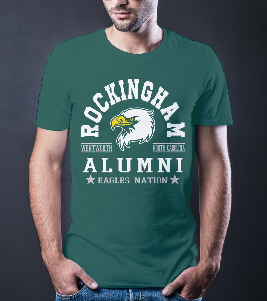 Rockingham Wentworth North Carolina Alumni Eagles Nation T-Shirt