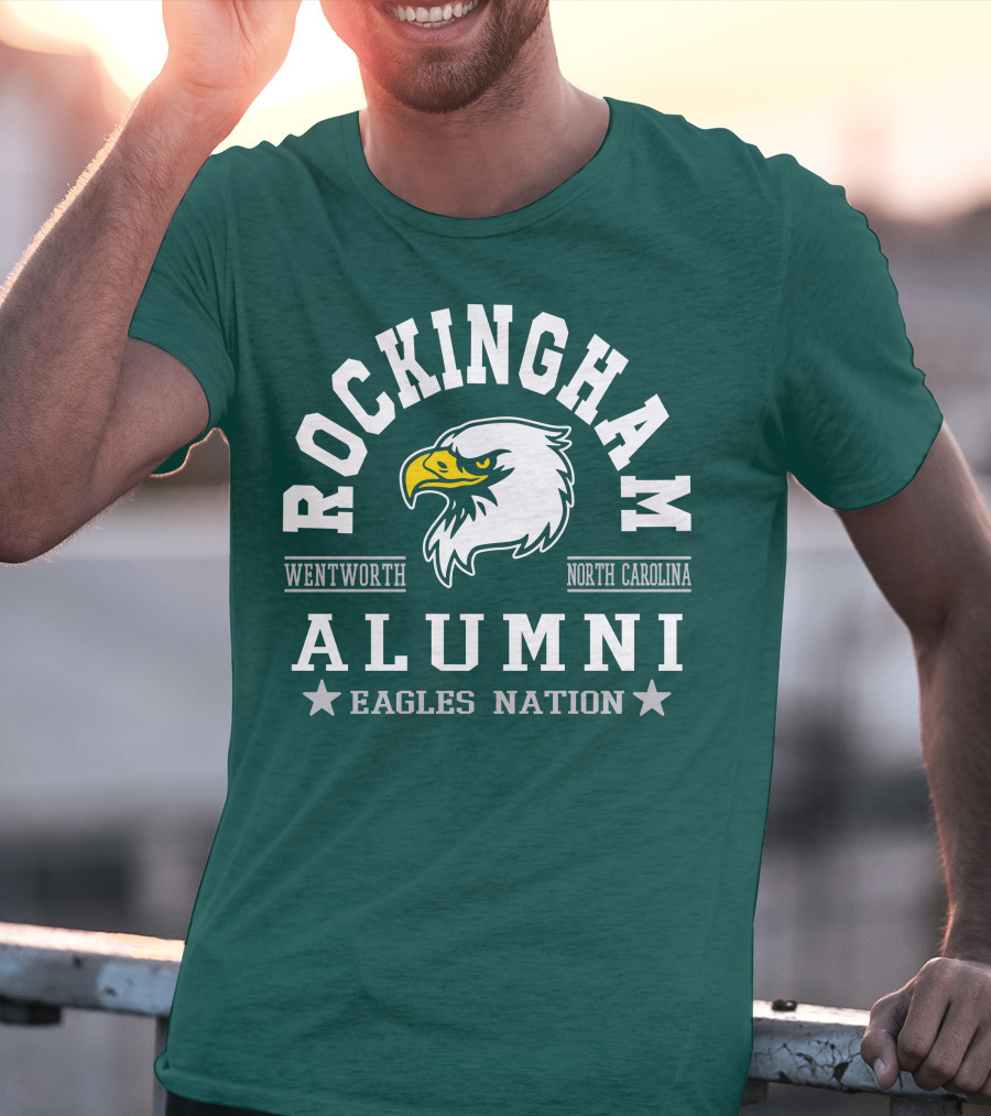Rockingham Wentworth North Carolina Alumni Eagles Nation T-Shirt