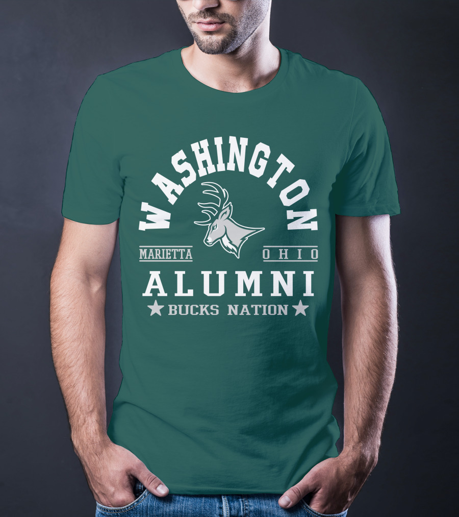 Washington Alumni Marietta Ohio Bucks Nation T-Shirt