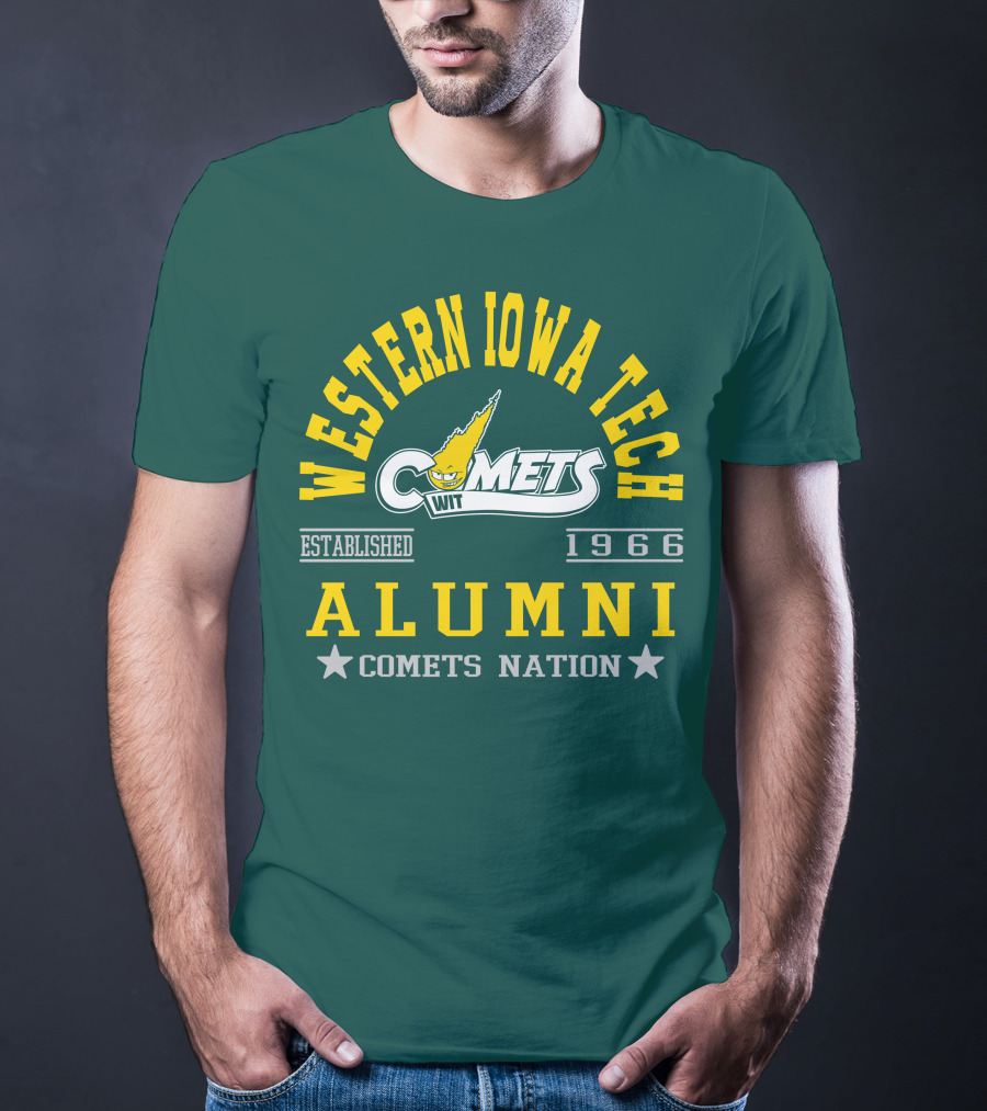 Western Iowa Tech Comets Alumni Established 1966 Comets Nation T-Shirt