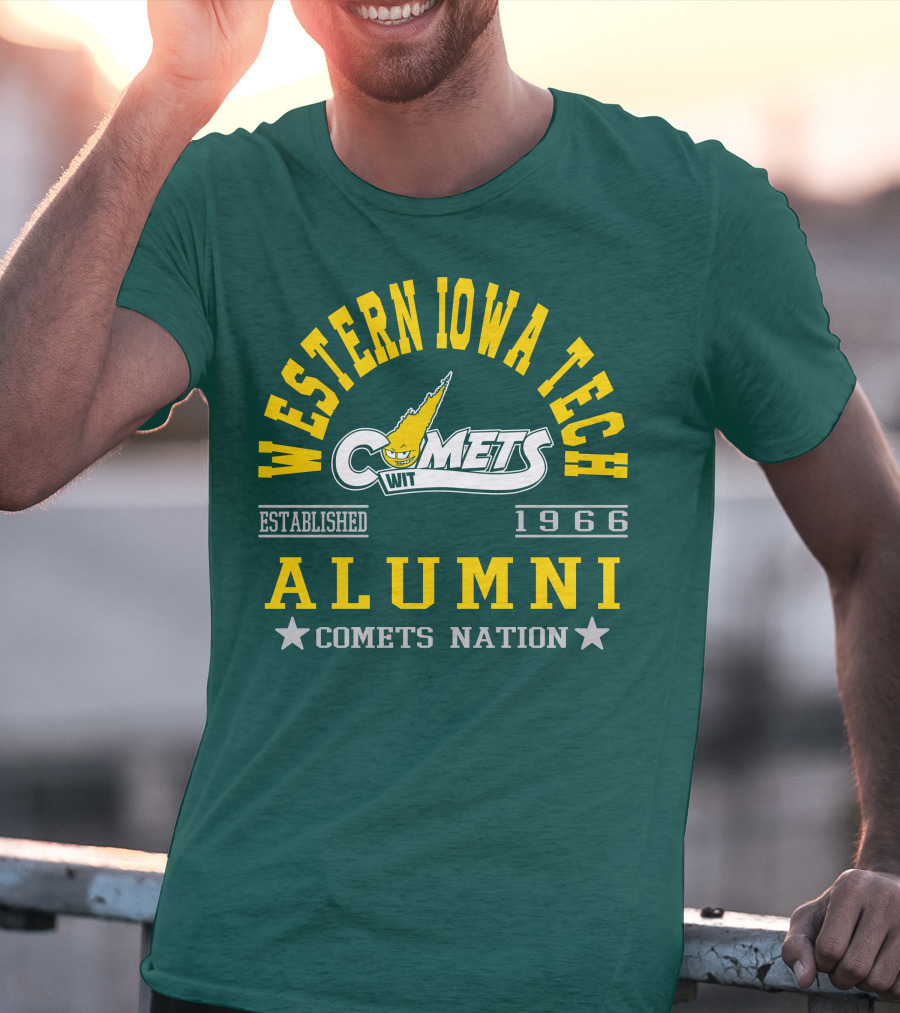 Western Iowa Tech Comets Alumni Established 1966 Comets Nation T-Shirt