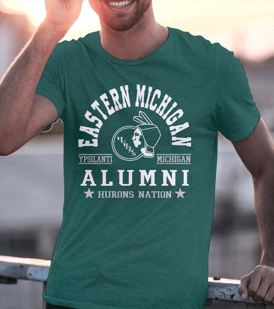 Eastern Michigan Alumni Hurons Nation Ypsilanti Michigan T-Shirt