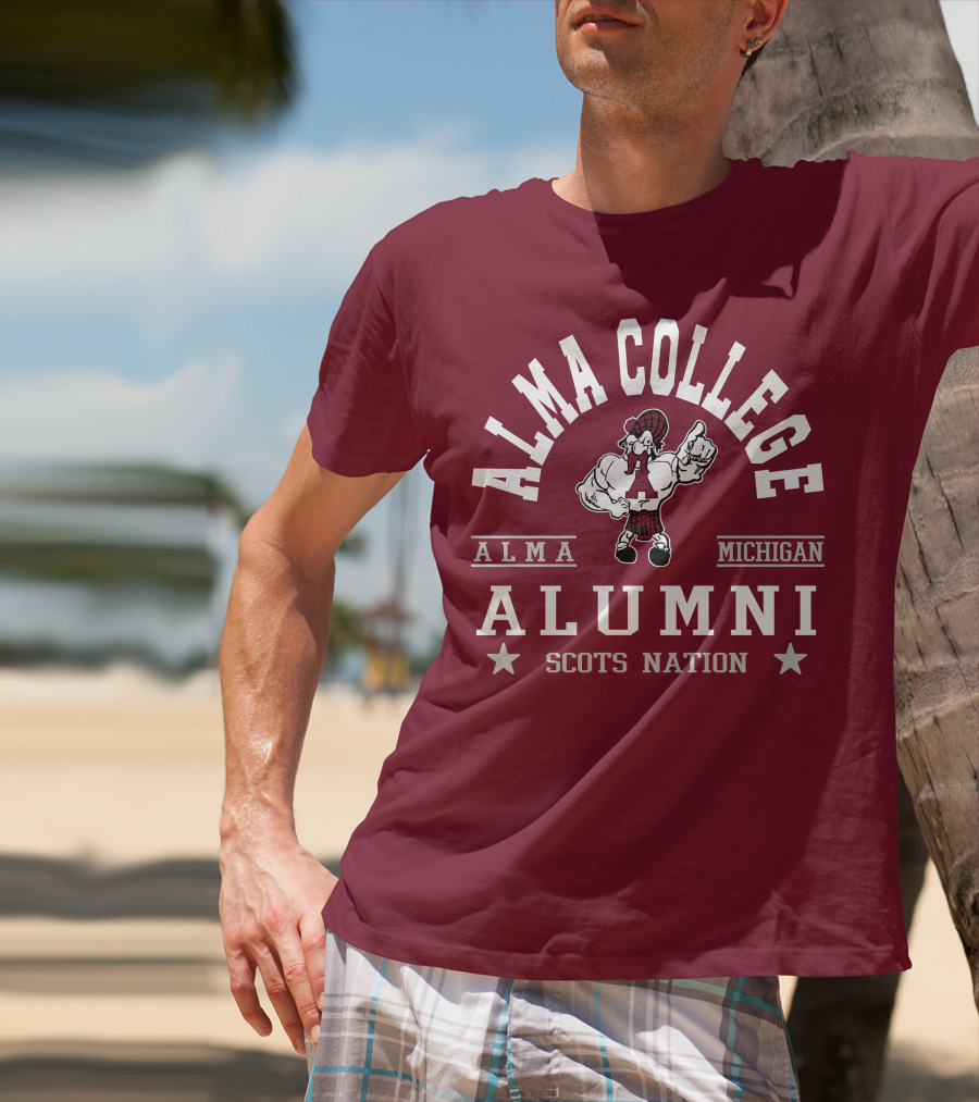 Alma College Michigan Alumni Scots Nation T-Shirt