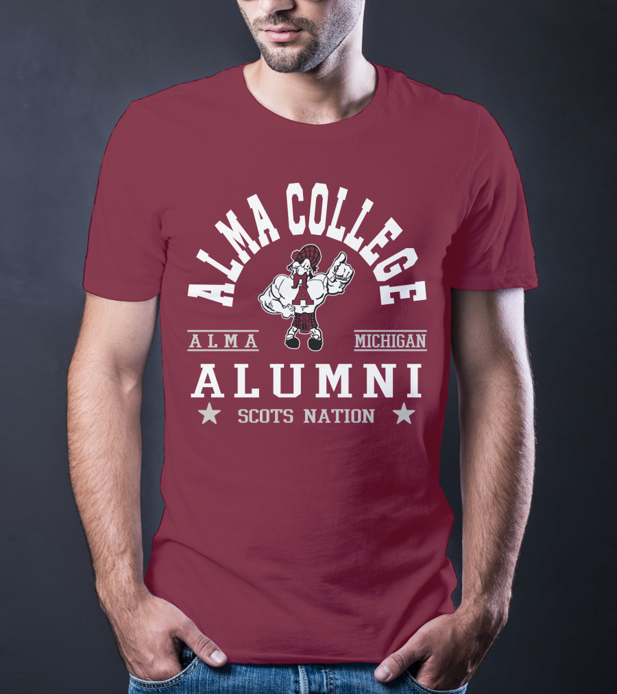 Alma College Michigan Alumni Scots Nation T-Shirt
