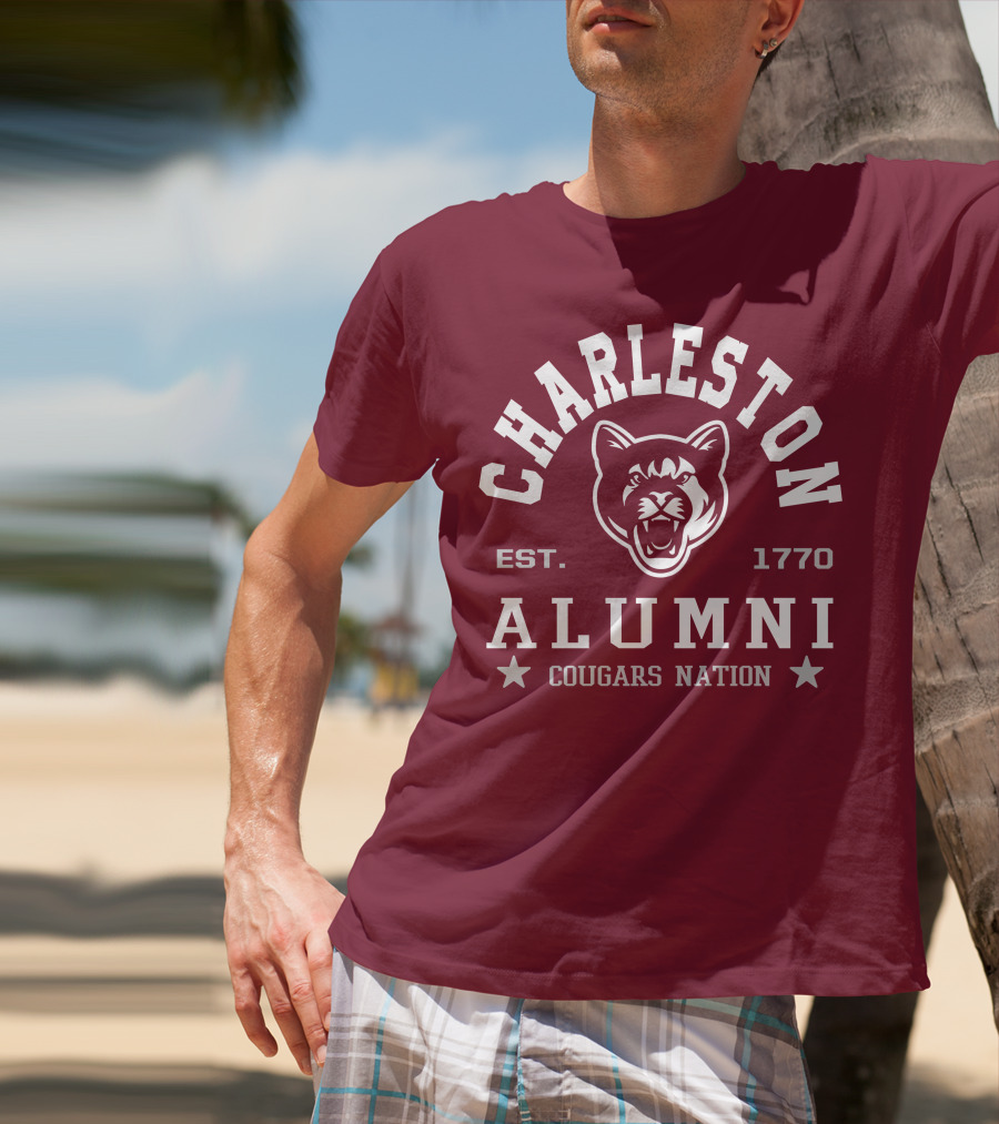 Charleston Alumni Cougars Nation Est. 1770 T-Shirt