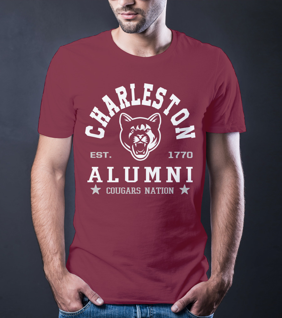 Charleston Alumni Cougars Nation Est. 1770 T-Shirt