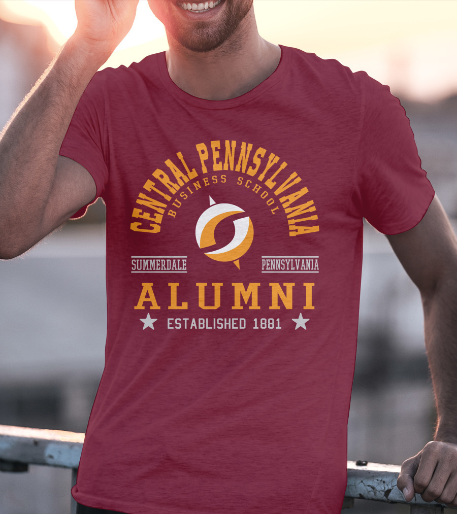 Central Pennsylvania Business School Alumni Summerdale Pennsylvania Established 1881 T-Shirt