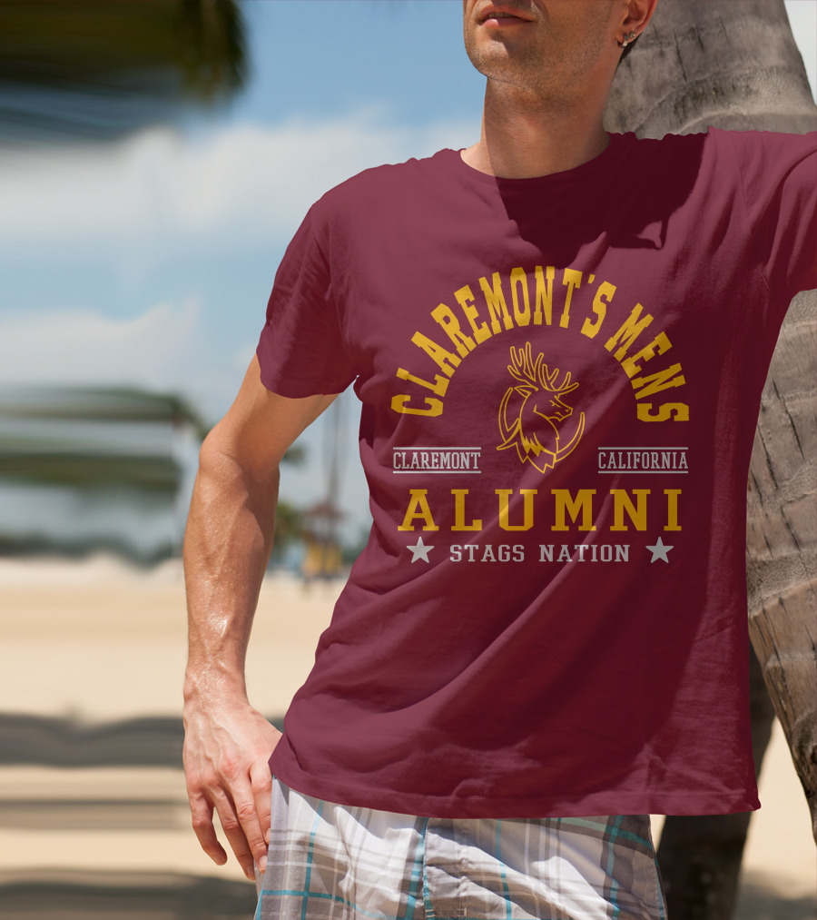 Claremont's Mens California Alumni Stags Nation T-Shirt