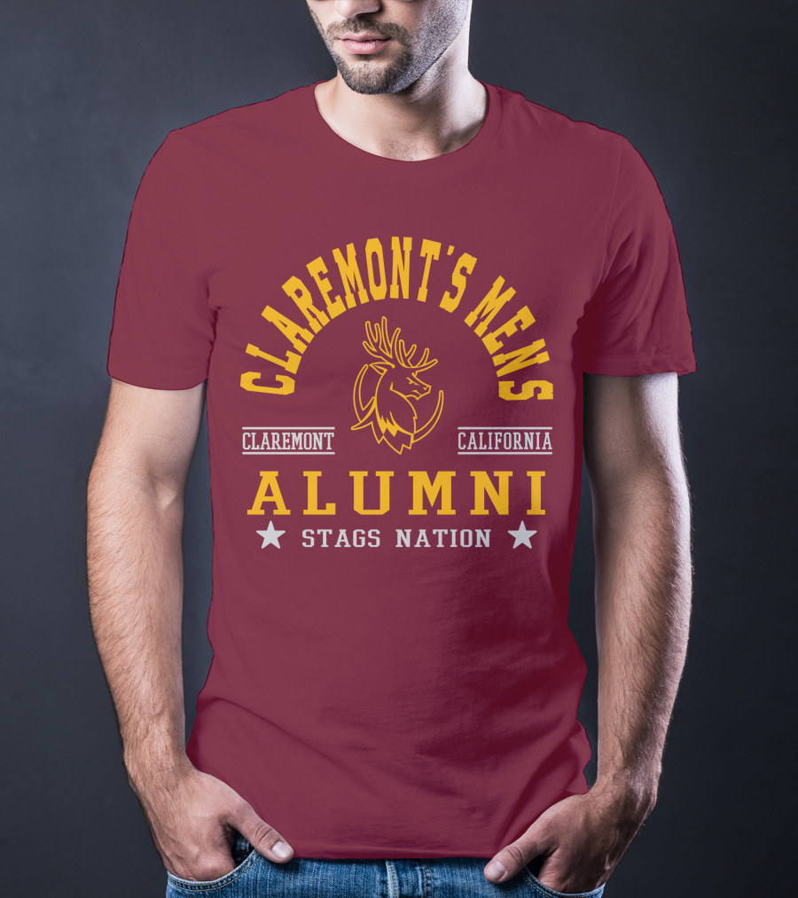 Claremont's Mens California Alumni Stags Nation T-Shirt