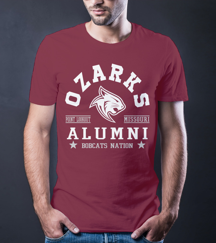 Ozarks Alumni Bobcats Nation Point Lookout Missouri T-Shirt