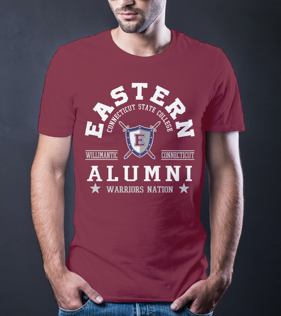 Eastern Connecticut State College Alumni Warriors Nation Willimantic Connecticut T-Shirt