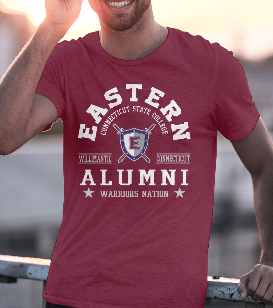 Eastern Connecticut State College Alumni Warriors Nation Willimantic Connecticut T-Shirt