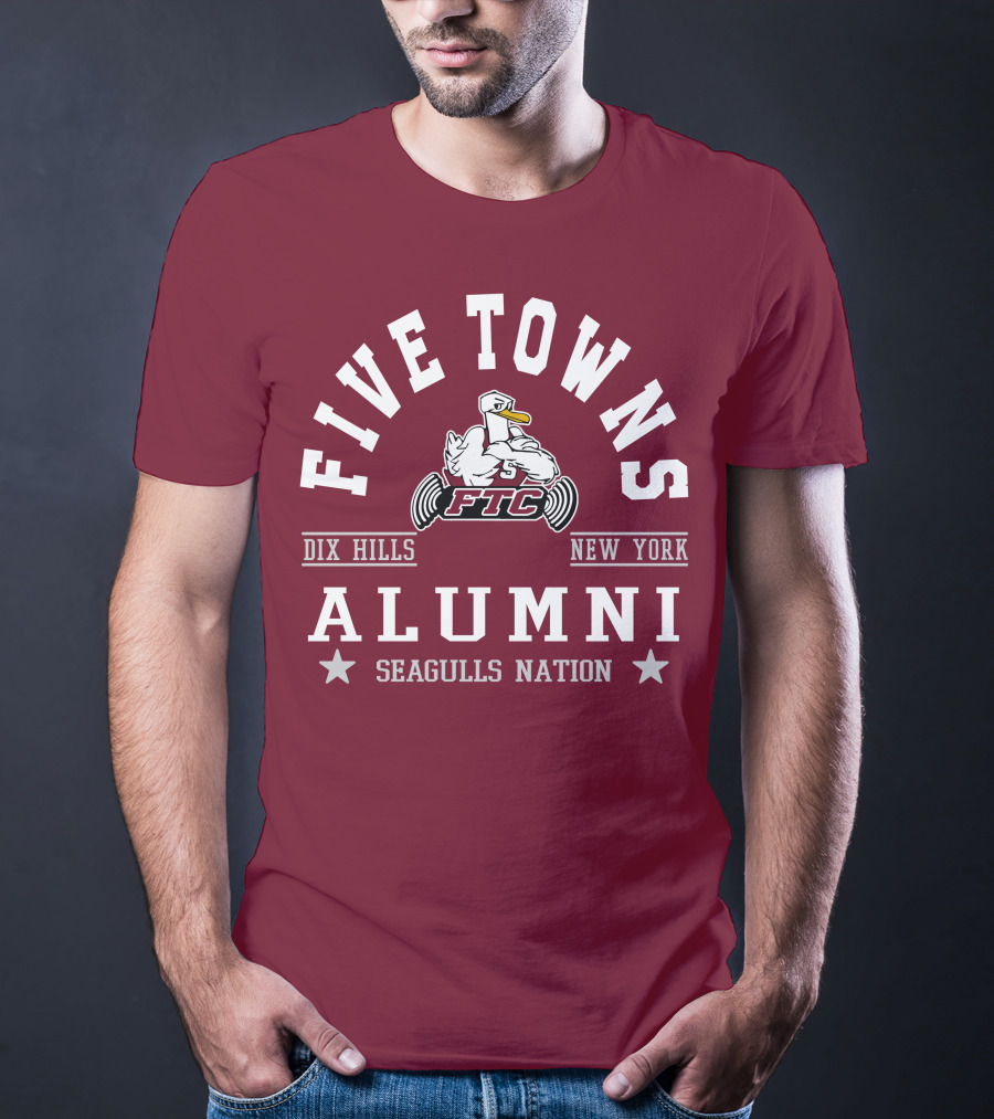 Five Towns College FTC Dix Hills New York Alumni Seagulls Nation T-Shirt