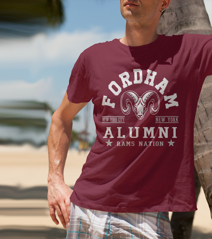 Fordham Alumni New York City Rams Nation T-Shirt