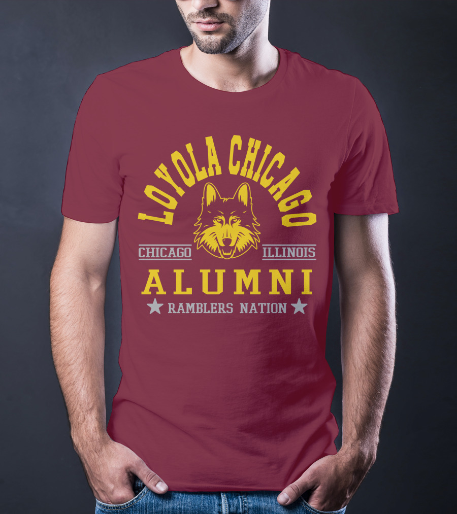 Loyola Chicago Illinois Alumni Ramblers Nation T-Shirt