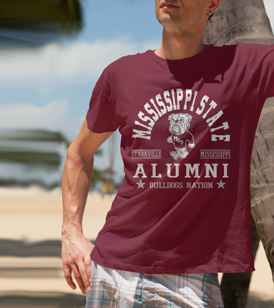 Mississippi State University Alumni Bulldogs Nation Starkville Mississippi T-Shirt