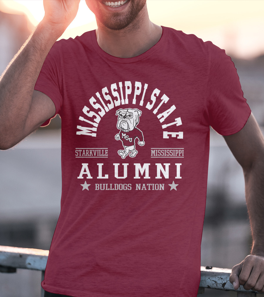 Mississippi State University Alumni Bulldogs Nation Starkville Mississippi T-Shirt