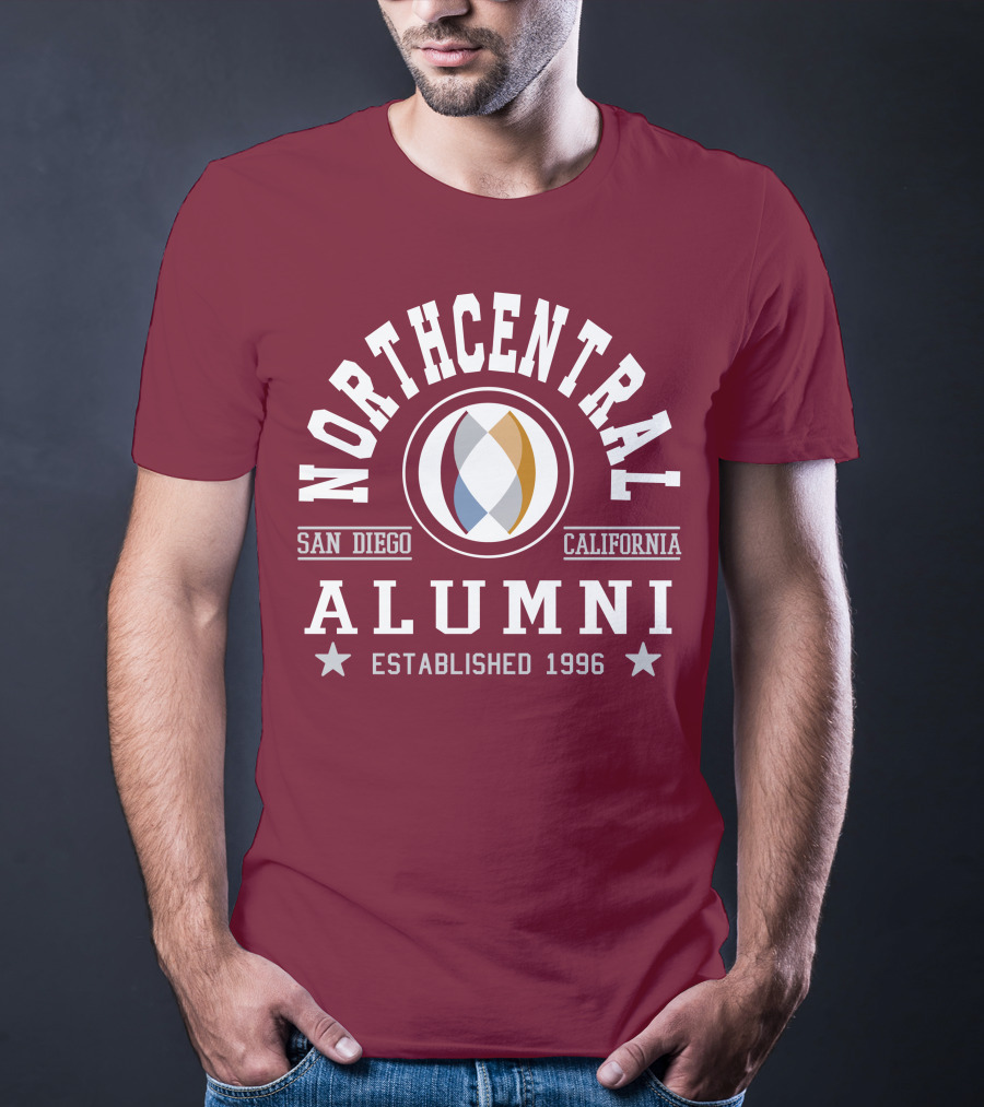 Northcentral Alumni San Diego California Established 1996 T-Shirt
