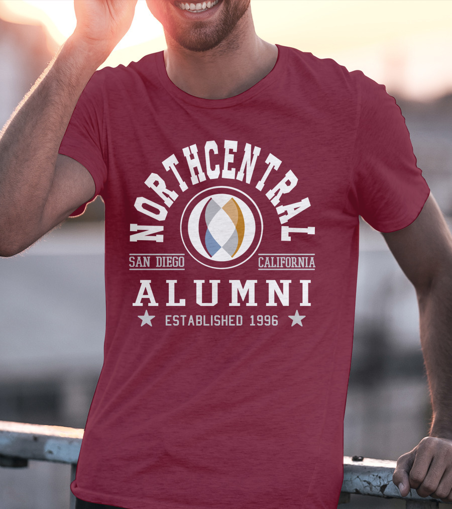 Northcentral Alumni San Diego California Established 1996 T-Shirt