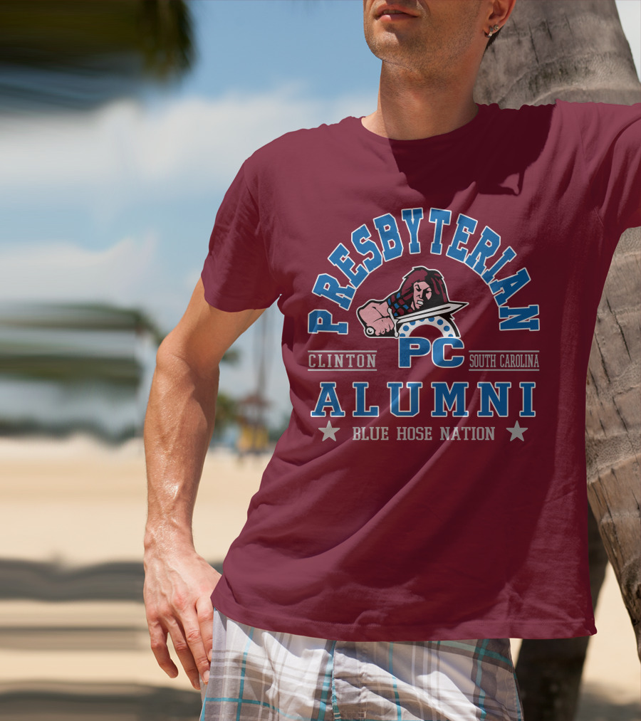 Presbyterian College PC Blue Hose Clinton South Carolina Alumni Nation T-Shirt