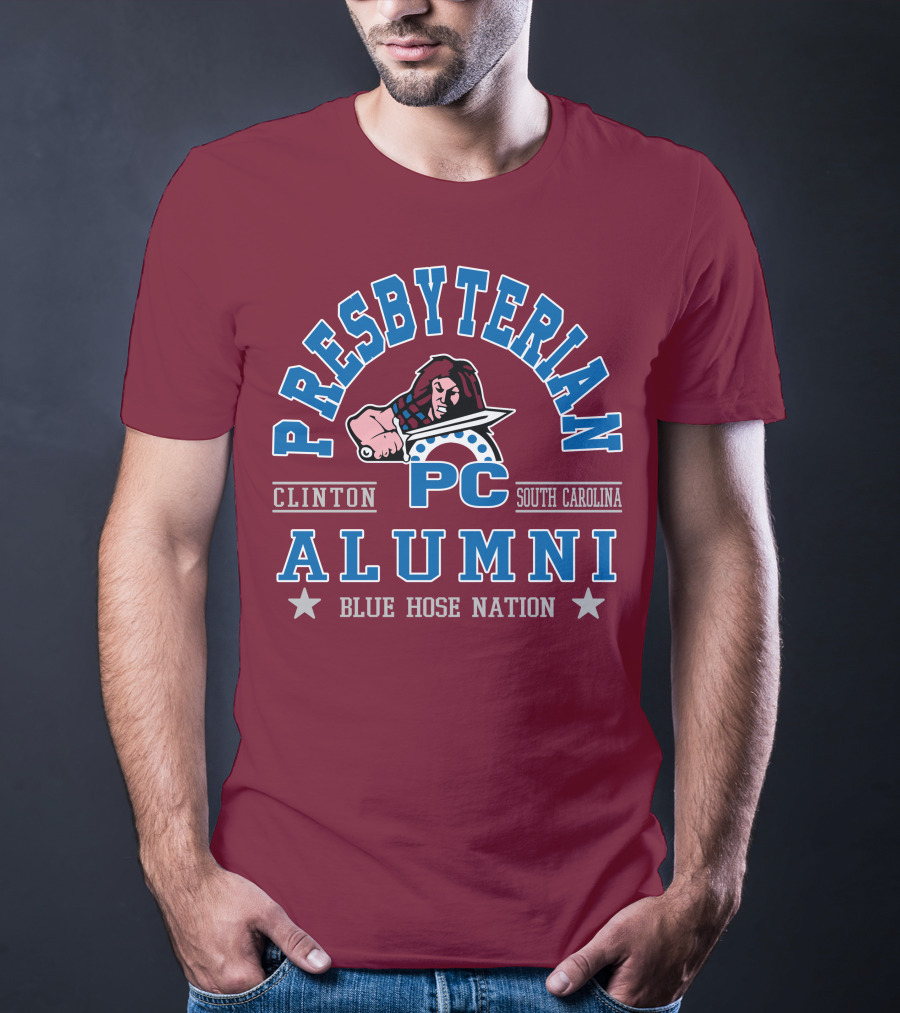 Presbyterian College PC Blue Hose Clinton South Carolina Alumni Nation T-Shirt