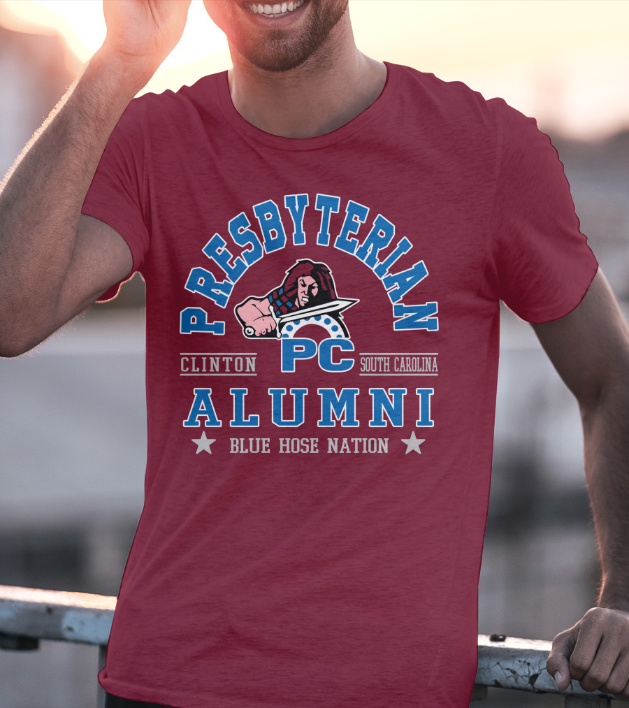 Presbyterian College PC Blue Hose Clinton South Carolina Alumni Nation T-Shirt