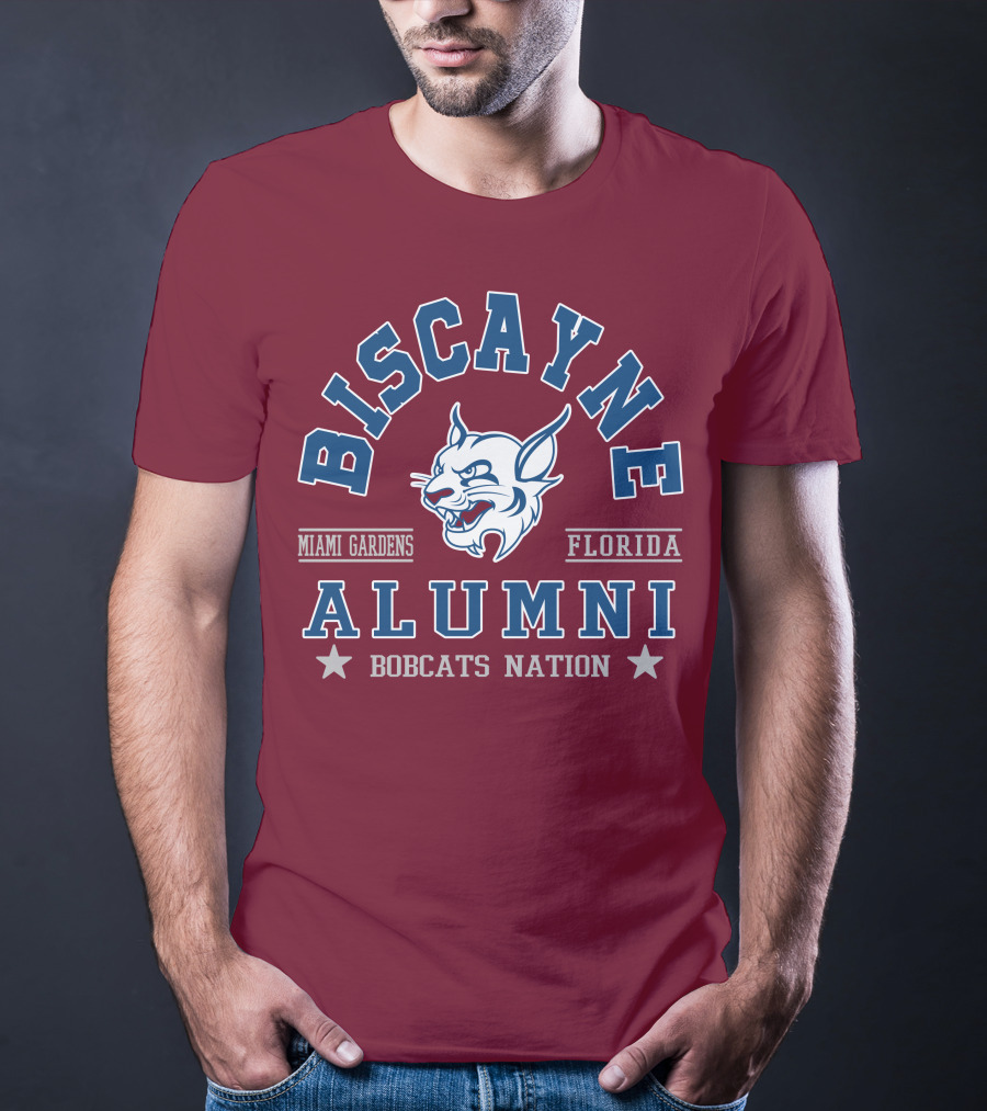 Biscayne College Alumni Bobcats Nation Miami Gardens Florida T-Shirt