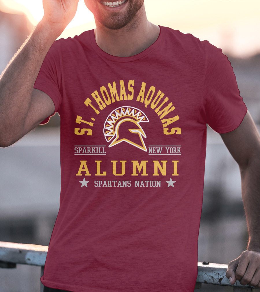 St Thomas Aquinas Sparkill New York Spartans Nation Alumni T-Shirt