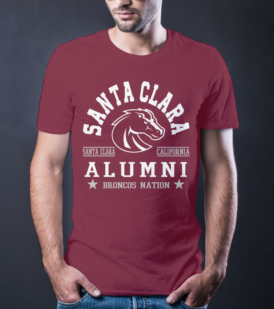 Santa Clara Alumni California Broncos Nation T-Shirt