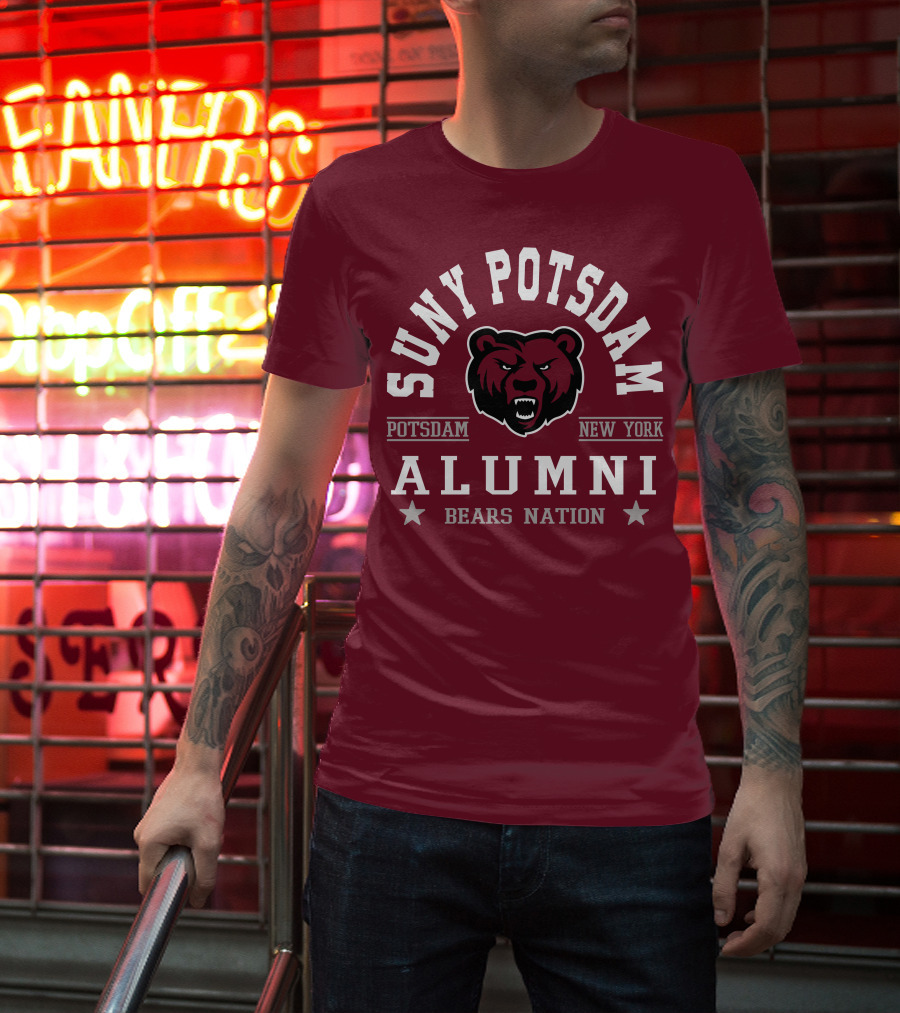 SUNY Potsdam Alumni Bears Nation New York T-Shirt