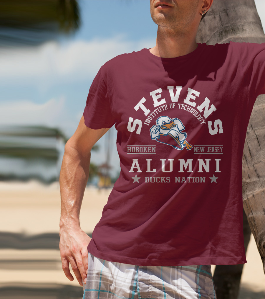 Stevens Institute Of Technology Alumni Hoboken New Jersey Ducks Nation T-Shirt