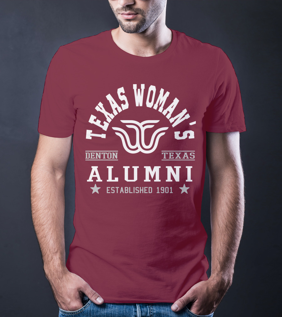 Texas Woman's University Alumni Denton Texas Established 1901 T-Shirt