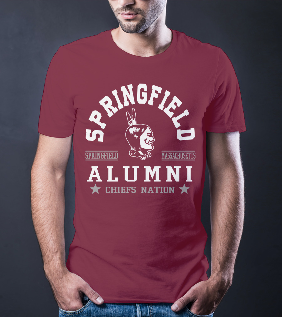 Springfield Massachusetts Alumni Chiefs Nation T-Shirt