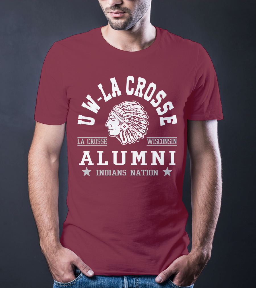 UW-La Crosse Wisconsin Alumni Indians Nation T-Shirt