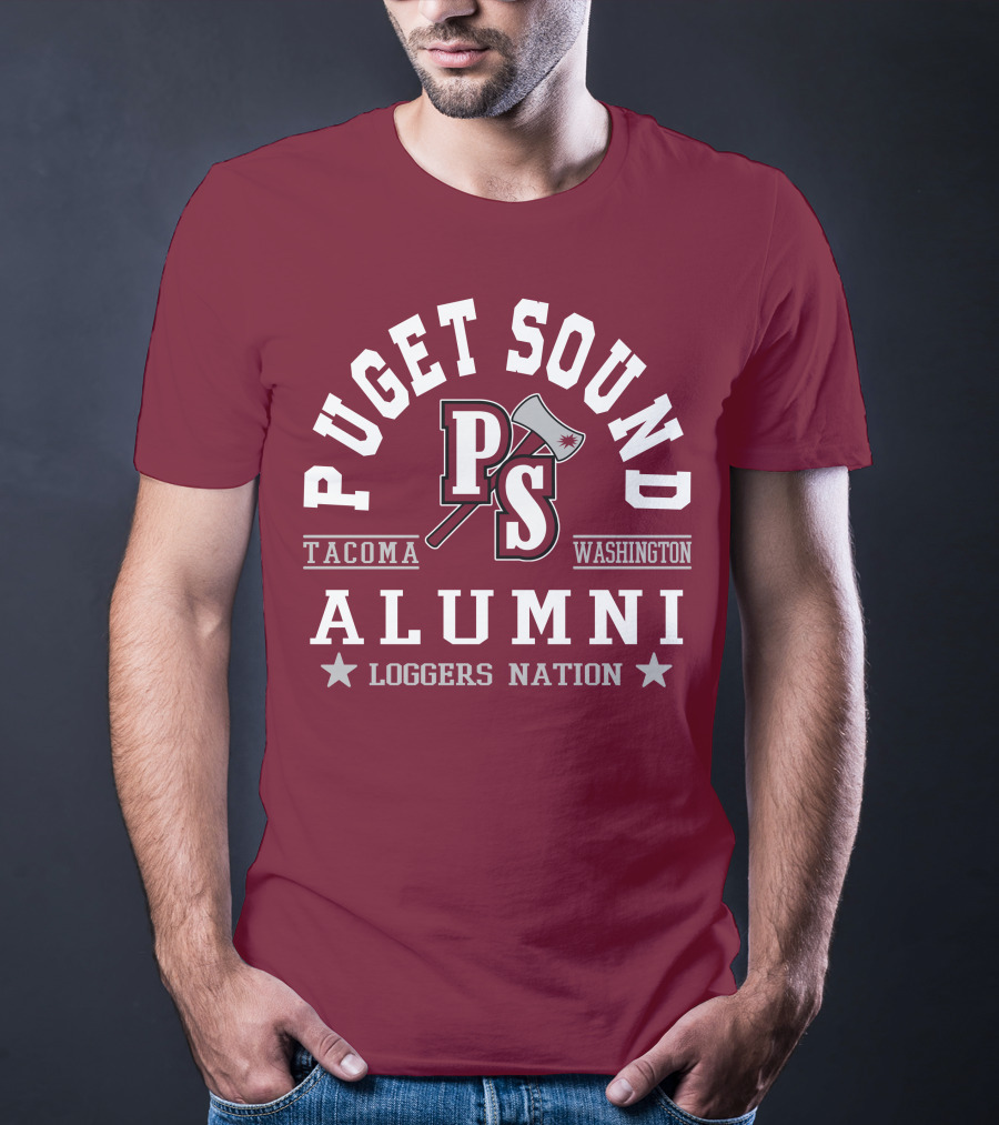 Puget Sound PS Tacoma Washington Alumni Loggers Nation T-Shirt